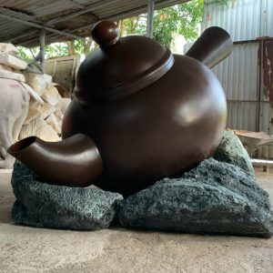 Mô hình nhựa composite ấm trà